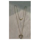 Krementz Heart Pendant Necklace