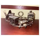 Vintage Apex Metal Train Music Box