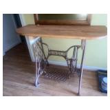 C. 1880 Cast Iron Singer Treadle Machine Base