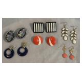 Collection of Vintage Costume Earrings - 6