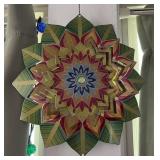 Aluminum Floral Wind Spinner