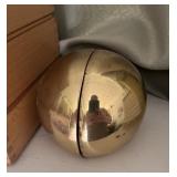 Vinage Brass Plated Bookends