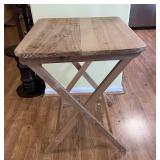 Vintage Folding Pine Work Table