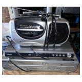 Pair of Sanyo DVD & VHS Players