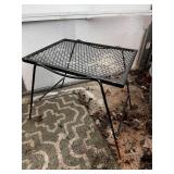 Vintage Wrought Iron Side Table