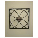 Pair of Metal Wall Votives