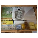 Collection of Artists Pads, Canvas & Sponges