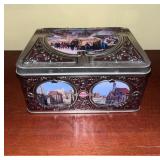 German Lebkuchen Schmidt Biscuit Tin Music Box