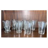 Vintage Collection of Juice Glasses - Two Styles
