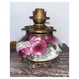 C. 1890 Scovill Mfg Gone With The Wind Lamp