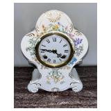 C. 1982 Franz Hermle Porcelain Mantel Clock