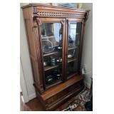 C. 1880 Eastlake Walnut Step-Back Bookcase