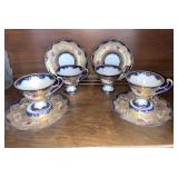 Vintage Josef Kuba-Style Porcelain Tea Cups - 4
