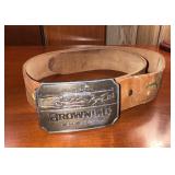 C 1970 Browning  Brass Belt Buckle