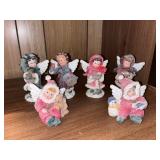 Collection of Assorted Dreamsicle Angels - 6