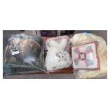 Vintage Collection of Assorted Throw Pillows