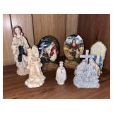 Vintage Resin Religious Figurines - 7