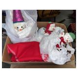 Vintage Snowman Plush Christmas Toys
