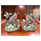 Vtg. Gallery Birds By Gorham Porcelain Robins