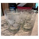 1970 Nestle Nescafe Lowball Glassware Set