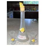Vintage Baci di Limone Decanter & Shot Glasses