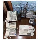 Collection of Vtg Cordless & Corded Telephones
