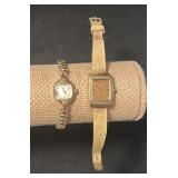 Vintage Ladies Caravelle Gold Tone Watches