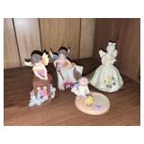 Vintage Collecion of Assorted Bisque Angels - 4