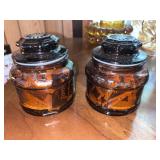 Vintage Pair of Apothecary Jars