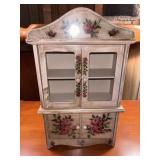 Miniature China Cabinet Trinket Box