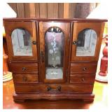 Vintage Table Top Jewelry Box
