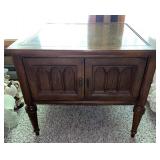 Vintage Oak End Table