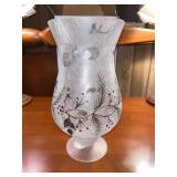 Vintage Decorative Glass Huricane Candle Holder