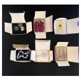 Vtg Collection of Avon Pins, Earrings & Bracelet