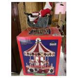 C 1990 Holiday Workshop Animated Musical Carousel