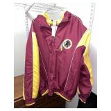 Vintage Mens Hooded NFL Redskins Jacket