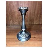 C 1950 Ianthe Style Silver Plated Candle Holder