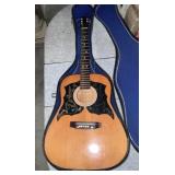 C 1965 Teisco Checkmate Acoustic Guitar