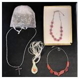 Vintage Avon & Hematite, Glass Necklaces - 5