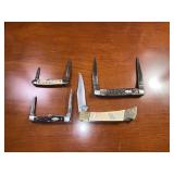 Collection of Western & Schrade Pen Knives