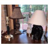 Collection of Assorted MCM Table Lamps