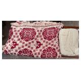 Vintage Pair of Decorative Blanket Throws