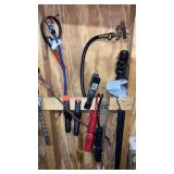 Assorted Tools, Clamps & Regulator