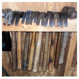 Vtg Collection of  Claw & Ball-Peen Hammers