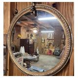 Vintage Gilded Wood & Plaster Mirror