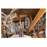 Vintage Wire Lighted Reindeer for Outdoor - 5
