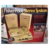 1983 Fisher Price Stereo System w/ Box