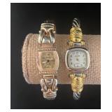 Vintage Geneva & Golden Bangal Bracelet Watches