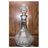 Vtg. Anchor Hocking Wexford Ships Decanter