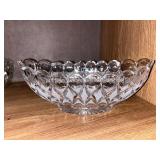 Vintage Nachtmann Angila Crystal Oval Bowl